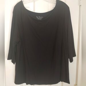 Chicos SZ 3 Black Knit Tunic (16)